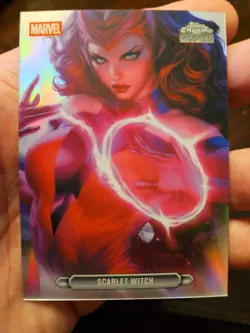 2026 TOPPS CHROME Marvel SCARLET WITCH FanFare Card FF-36 - Image 1