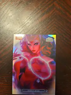 2026 TOPPS CHROME Marvel SCARLET WITCH FanFare Card FF-36 - Image 2