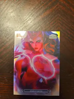 2026 TOPPS CHROME Marvel SCARLET WITCH FanFare Card FF-36 - Image 3