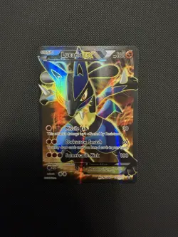 Pokemon TCG Lucario EX (107 Full Art) 107/111 Furious Fists Pokemon Card - NM/LP - Image 1