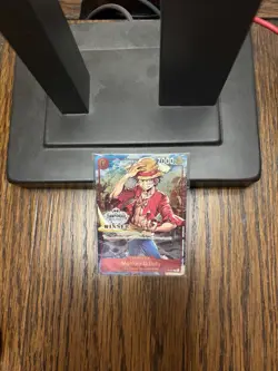 Bandai One Piece Card Game Monkey D. Luffy P-001 Winner Holo Promo ENG Sealed - Image 1