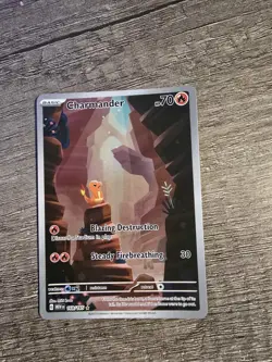 Pokemon Charmander TCG Scarlet Violet-151 Holo Illustration Rare Card 168/165 - Image 2