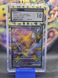 CGC 10 Alakazam ex 190/165 Sv2a: Pokemon Card 151 Holo (Japanese) - Image 1