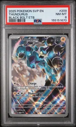 Thundurus 209 Sv: Scarlet & Violet Promo Cards Holo - PSA 8 - Image 1