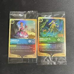 Cinderella & Cruella De VilStamped Promo Card - Lorcana Wilds Unknown 45/47 - Image 1