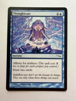 MTG Magic: The Gathering - Mirrodin - 1x Thoughtcast Card - NM English - Image 1