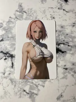 Sakura Haruno Naruto Naruto Double Side Waifu CCG Goddess Story Anime Card Holo - Image 2