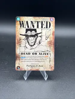 Portgas D. Ace OP13-119 (Wanted Poster) ERROR CARD One Piece Card TCG - Image 1