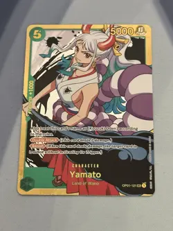 Yamato OP01-121 SEC One Piece TCG Near-Mint English Foil Secret Rare - Image 1