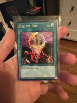 One for One (Secret Rare) 1st Ed Quarter Century Bonanza RA03-EN056 LP-NM - Image 1