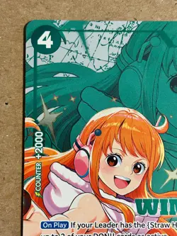 Nami (Winner Pack 2026 Vol. 2) Stamped Exclusive Promo One Piece English NM - Image 2
