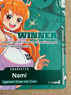 Nami (Winner Pack 2026 Vol. 2) Stamped Exclusive Promo One Piece English NM - Image 4