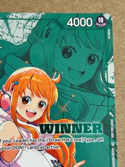 Nami (Winner Pack 2026 Vol. 2) Stamped Exclusive Promo One Piece English NM - Image 5