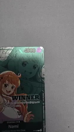 NAMI - One Piece TCG P-102 - WINNER PROMO - Winner Pack 2026 Vol. 2 - Image 2