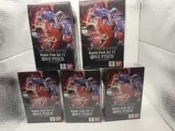 5x Lot One Piece Double Pack Set Vol. 11 The Time of Battle DP-11 OP-16 Box NEW - Image 1
