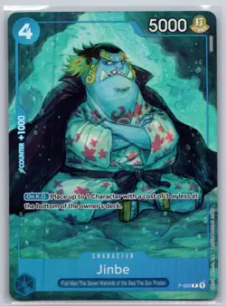 NM Jinbe P-030 English One Piece Premium Collection Bandai Games Fest 23-24 - Image 1
