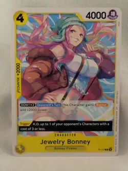 One Piece TCG Jewelry Bonney Heroine's Battle Pack Participation Promo - Image 1