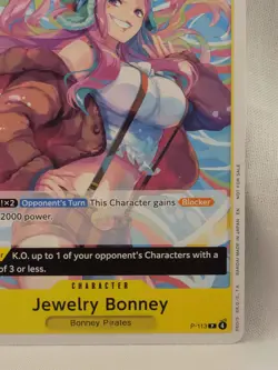 One Piece TCG Jewelry Bonney Heroine's Battle Pack Participation Promo - Image 4