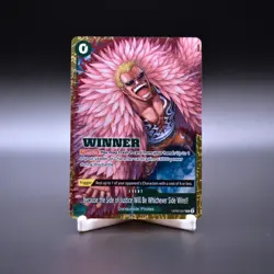 Because the Side of Justice Winner Tournament Pack 2025 Vol.4 One Piece Promo NM - Image 1