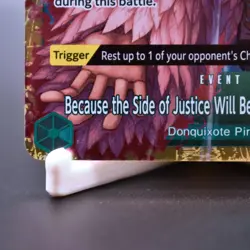 Because the Side of Justice Winner Tournament Pack 2025 Vol.4 One Piece Promo NM - Image 5