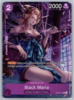 NM Black Maria ST04-011 Eng One Piece Premium Collection Bandai Games Fest 23-24 - Image 1
