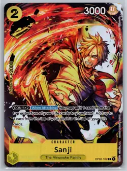 NM Sanji OP03-102 English One Piece Premium Collection Bandai Games Fest 23-24 - Image 1