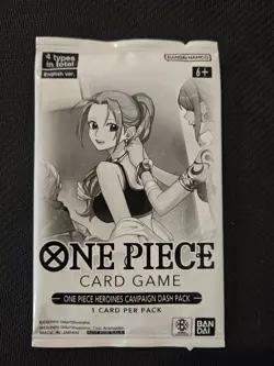ONE PIECE CARD ENGLISH RARE DASH PACK HEROINES CAMPAIGN X1 BOOSTER SEALED MINT - Image 1