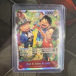 One Piece CCG - Ace & Sabo & Luffy OP13-007 - Image 1