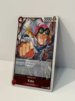 Bandai Koby PRB02-001 One Piece CCG Character 5000 Power Counter +1000 Regular - Image 2