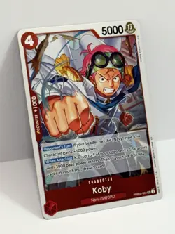 Bandai Koby PRB02-001 One Piece CCG Character 5000 Power Counter +1000 Regular - Image 3