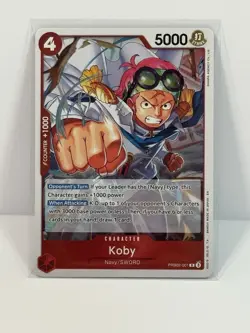 Bandai Koby PRB02-001 One Piece CCG Character 5000 Power Counter +1000 Regular - Image 5