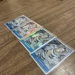 Playset Bandai One Piece TCG Mr.3 (Galdino) OP16-056 EN Blue Foil x4 - Image 1