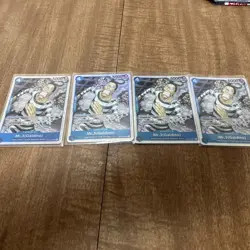 Playset Bandai One Piece TCG Mr.3 (Galdino) OP16-056 EN Blue Foil x4 - Image 2