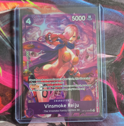 Bandai Vinsmoke Reiju OP12-063 SR Alternate Art Foil English One Piece CCG - Image 1