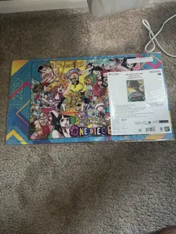 One Piece Card Game Official Playmat Limited Edition Vol.5 & Luffy Promo Card - Image 2