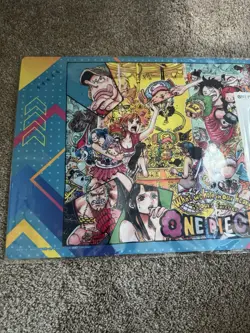 One Piece Card Game Official Playmat Limited Edition Vol.5 & Luffy Promo Card - Image 3