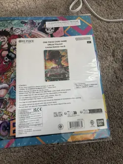 One Piece Card Game Official Playmat Limited Edition Vol.5 & Luffy Promo Card - Image 4