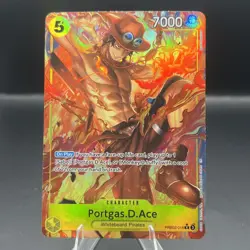 Bandai One Piece Portgas.D.Ace PRB02-018 Alt Art SR Foil - Image 1