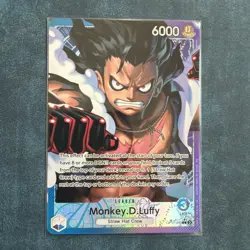 Bandai One Piece Monkey D. Luffy OP11-040 Leader Alt Art Foil - Image 1