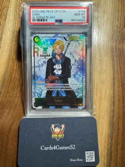Sabo PSA 10 2025 One Piece OP13-120 Alternate Art SEC Carrying On His Will - Image 1