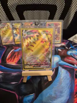 Pokemon TCG Pikachu VMAX Black Star Promo SWSH286 Full Art Rare NM - Image 1