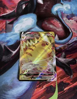 Pokemon TCG 4 Pikachu VMAX SWSH286 Black Star Promo Crown Zenith - Image 1