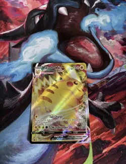 Pokemon TCG 4 Pikachu VMAX SWSH286 Black Star Promo Crown Zenith - Image 5
