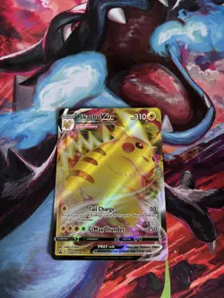 Pokemon TCG Pikachu VMAX SWSH286 Black Star Promo 9 Crown Zenith - Image 1