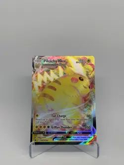 Pokemon TCG Pikachu VMAX Black Star Promo SWSH286 NM - Image 1
