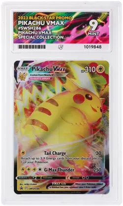 ACE 9 Pikachu VMAX SWSH286 2023 Black Star Promo Special Collection Pokemon TCG - Image 1