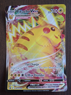 Pokemon TCG: Pikachu VMAX SWSH286 Black Star Promo Card (Jumbo Oversize) - Image 1