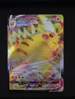 Pokemon TCG Pikachu VMAX SWSH286 Black Star Promo - Image 1