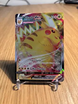 Pokemon Pikachu TCG VMAX SWSH286 Black Star Promo Holo Card - Image 1