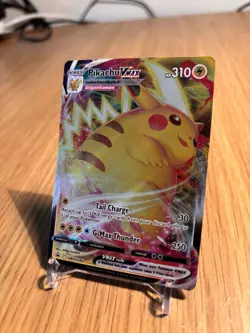 Pokemon Pikachu TCG VMAX SWSH286 Black Star Promo Holo Card - Image 2